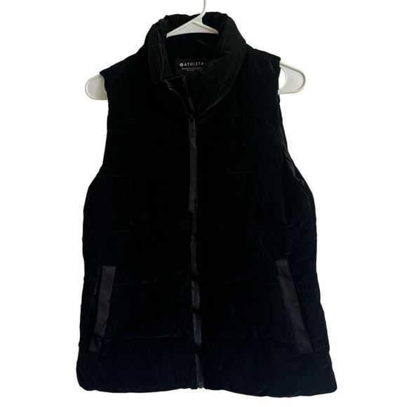 Athleta Venice Odyssey Down Vest, Black, Size S - Picture 4 of 9